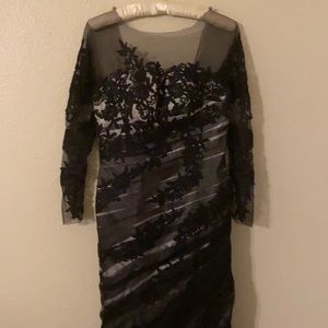 Black and grey dress